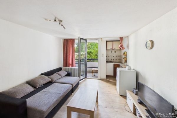 Kapitalanlage am Wöhrder See: Vermietete 1-Zimmer-Wohnung ohne Sanierungsbedarf