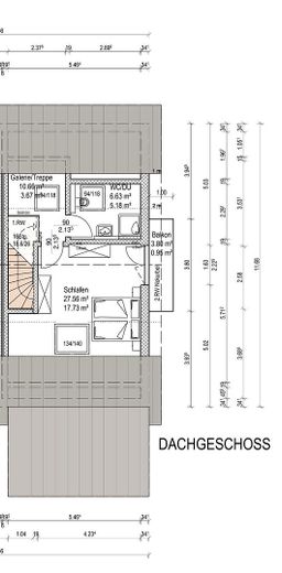 Semi-detached house in Obermenzing - new build – Grundriss DG