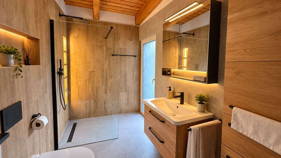 Унікальне бунгало – Badezimmer