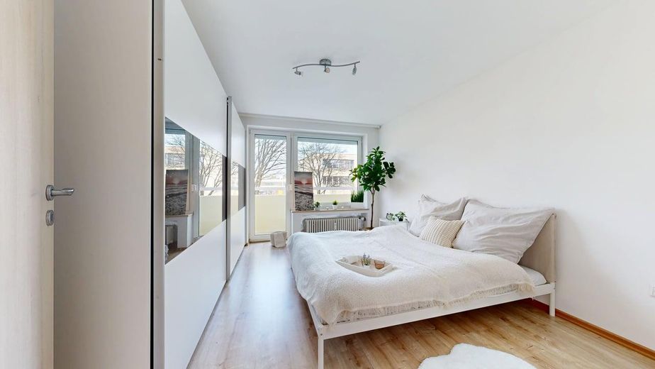 3 Zimmer Wohnung in Haar – ideal für Paare & kleine Familien – Zimmer 1 Bild 2