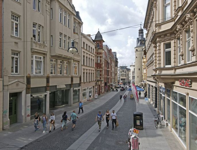 Citywohnung mit Terrasse – Hausansicht