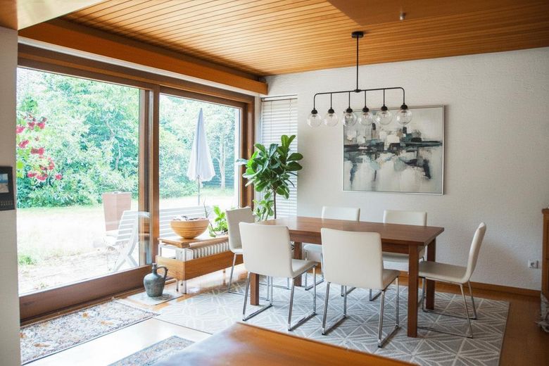 Esszimmer Schiebetür z Garten