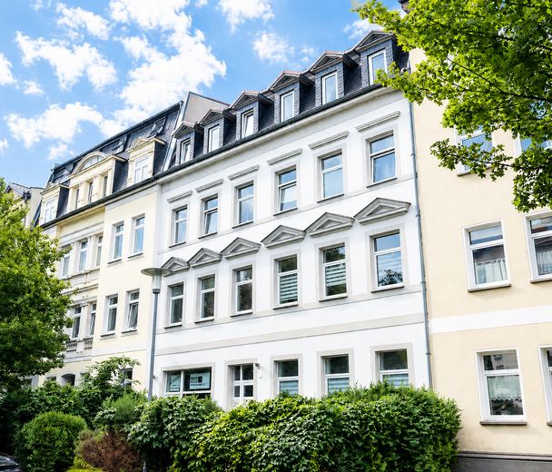 Helle und gemütliche 2-Zimmer-Wohnung mit Balkon // Erfurt-Andreasvorstadt // Sofort bezugsfrei – Außenansicht