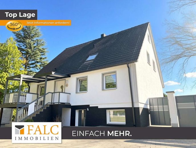 Maximale Privatsphäre auf 2.649 m² - Ihr Rückzugsort am Feldrand in Hamm-Westtünnen – Außenansicht - (KI generiert)