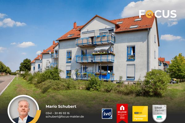 Günthersdorf - ruhige 3-Raumwohnung in gepflegter Wohnanlage mit Balkon und Stellplatzoption