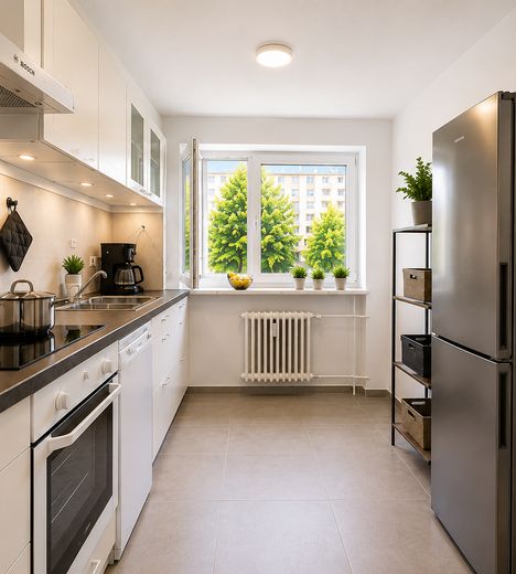 Tolles Zimmer in neu gegründeter 4-Zimmer-WG - Erstbezug nach Sanierung! – Küche