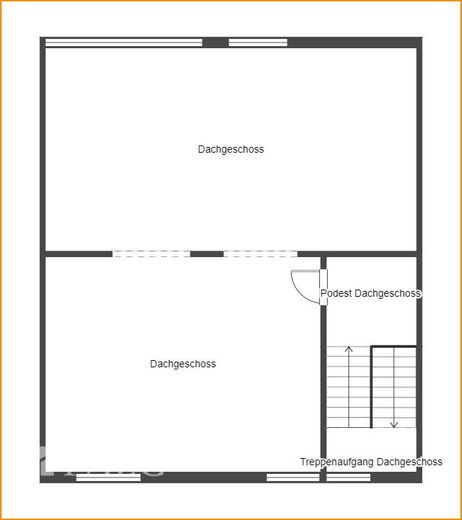 Gemütliches Reihenmittelhaus in Herzogenrath-Kohlscheid – Grundriss Dachgeschoss