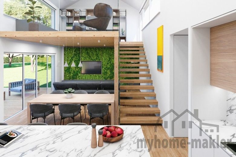 Erweitern Sie Ihr Familiendomizil mit mehr Platz in einem XXL Tiny House mit großem Grundstück in Pyrbaum – Mudulhaus Sampel Rendereing 002