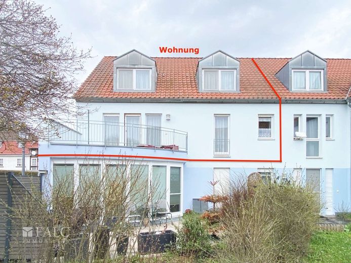 Helle Maisonettewohnung mit Südbalkon und Tiefgarage in Neudietendorf – Wohnungsbereich