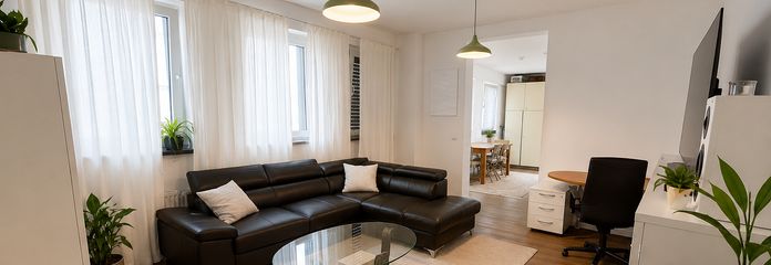 Moderno appartamento di proprietà in posizione privilegiata a Colonia-Ehrenfeld – libero da occupanti dal 2027 – Wohnzimmer