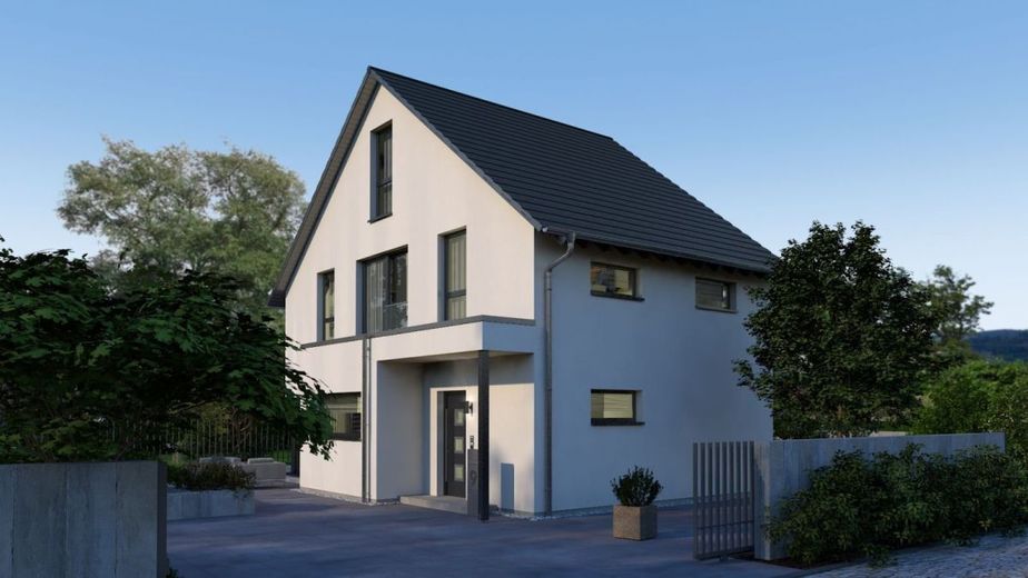 DOM O DOJRZAŁEJ ARCHITEKTONICZNIE I FUNKCJONALNEJ KONSTRUKCJI – Ansicht Eingang