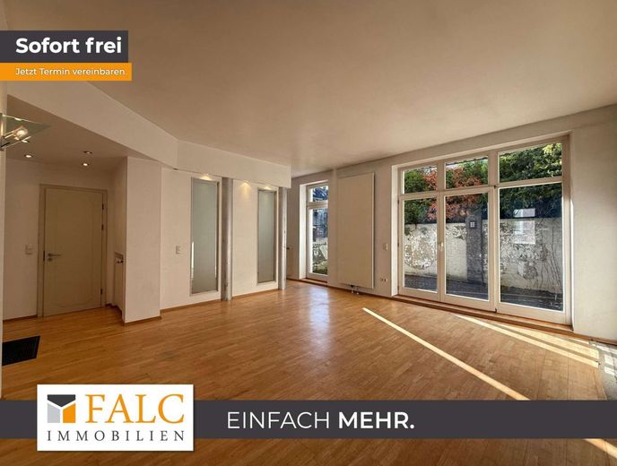 Rüttenscheider Perle: Souterrain-Wohnung. Platz, Lage und Komfort vereint – Wohnzimmer