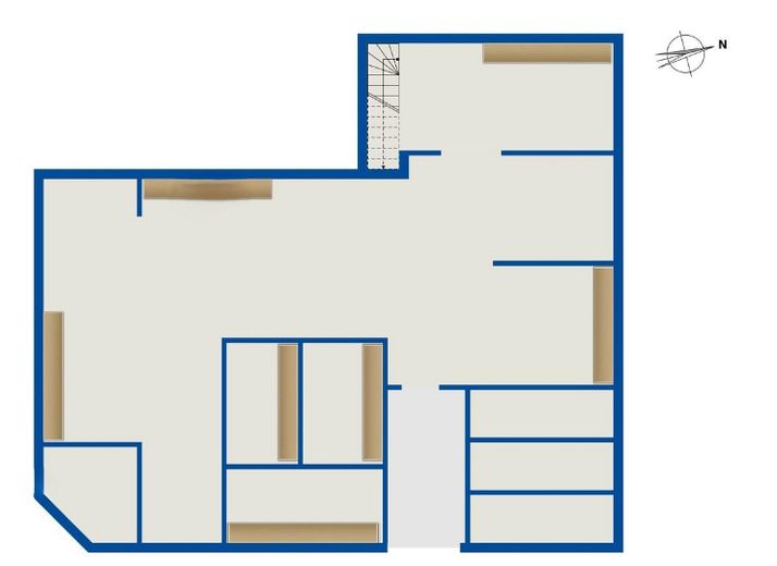 Erdgeschoss-Grundriss Haus II