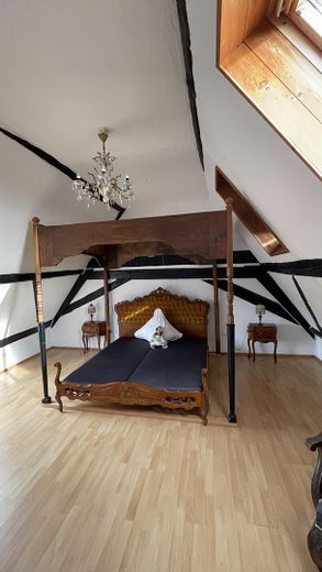 Schlafraum im Dachspitz