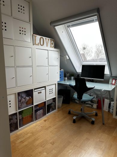 Maisonette-Dachgeschoss-Wohnung in Denzlingen – Büroecke 