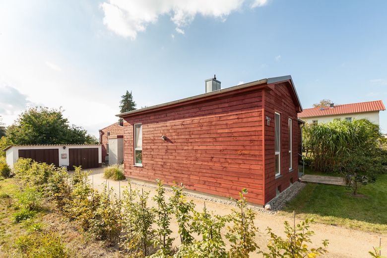 Einfamlienhaus am Plessowere See – Seitenansicht