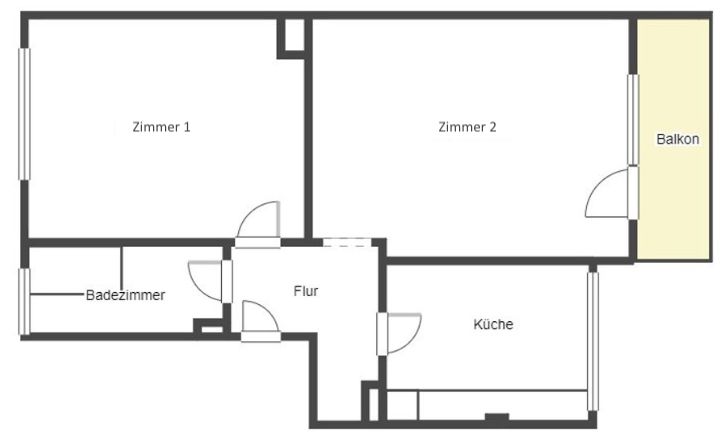 Grundriss Wohnung