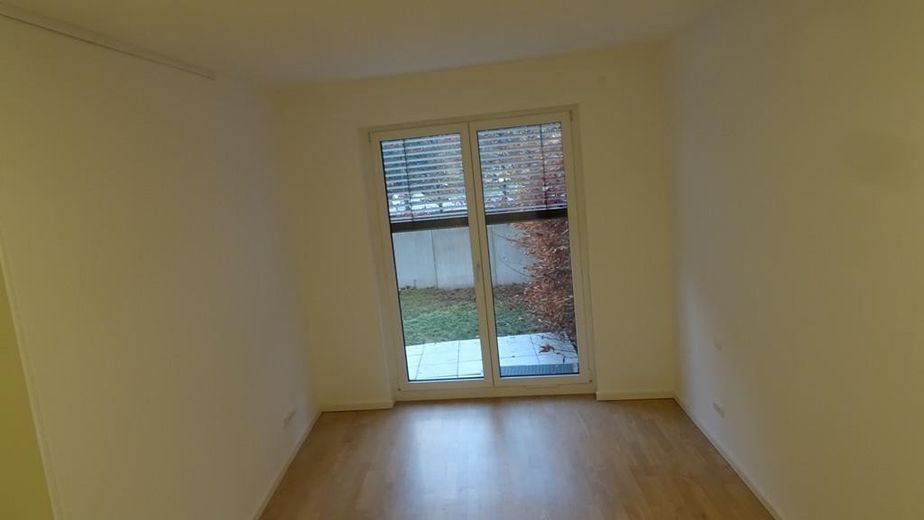 Schlafzimmer Tür zum Garten