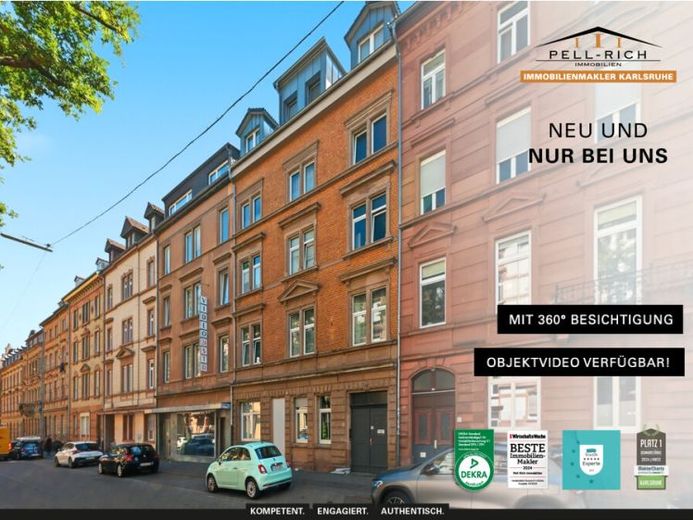KREATIVRAUM: Helles Atelier in ruhiger Hinterhoflage in bester Lage der Karlsruher Südweststadt – Foto 1
