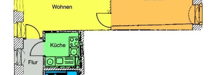 Perfekte Wohnung, Bad mit Wanne, separate Küche!