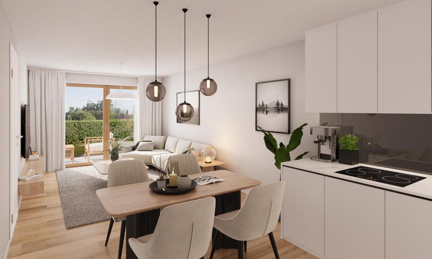 Wohn- / Koch- / Essbereich