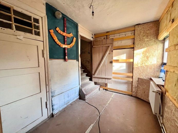 Aufgang Treppe zum Dachboden