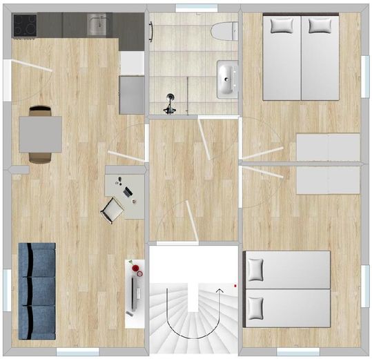 Moderna. Completamente ristrutturata nel 2025. Di alta qualità. – Abitare con stile a Heroldsberg – Foto 15