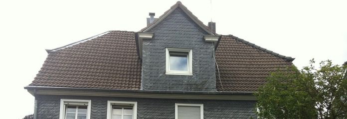 Vorderseite des Hauses 