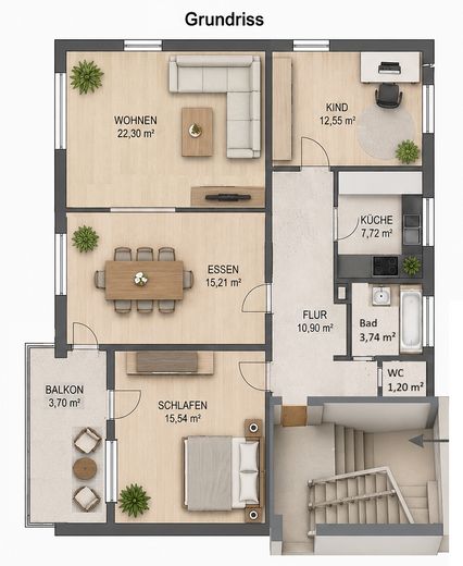 Modernisierte 3,5–4-Zimmer-Wohnung mit hochwertiger Ausstattung, Balkon & Stellplatz in ruhiger Lage – Foto 11