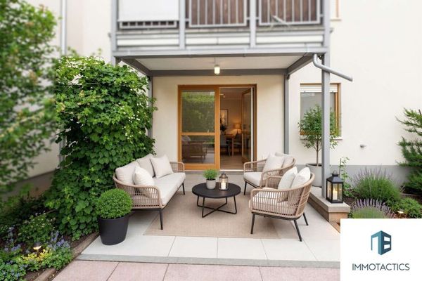 Bezugsfreie, helle 3-Zimmer-Erdgeschosswohnung mit Garten, Terrasse und Tiefgarage in Bad Kreuznach