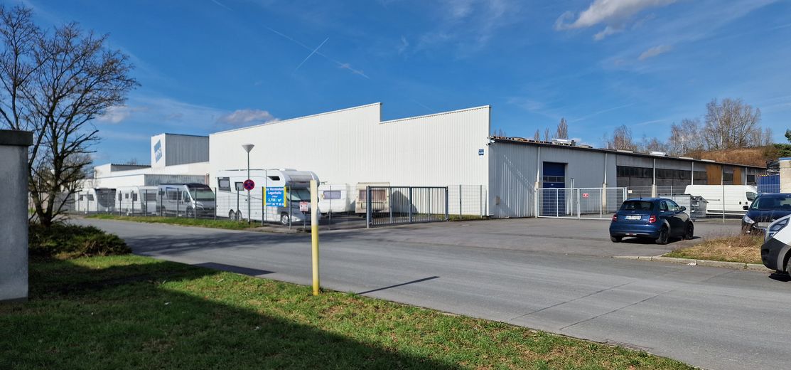 Lagerhallen 650 / 1150 /2400 / 2800 qm Indu Bergkamen-Rünthe (24h/7T Nutzung) 3,50€ qm netto inkl. – Halle B 2800 qm Seitenansicht
