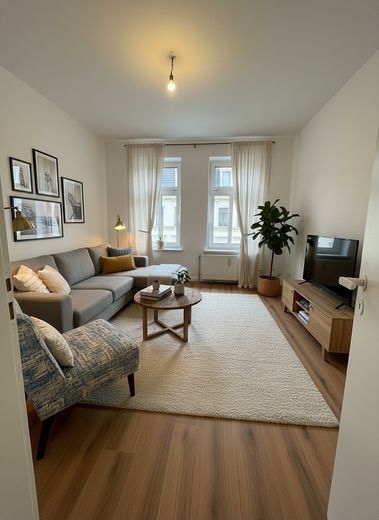 Wohnzimmer (KI Einrichtung) 