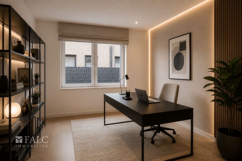 Neubau trifft Lebensqualität - Erdgeschosswohnung der Extraklasse mit Privatgarten in Rodenkirchen – Arbeitszimmer