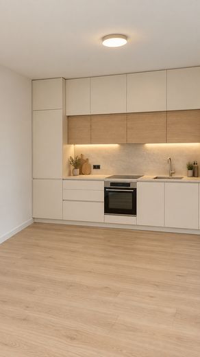 Нові квартири в Ехемі – 82-123 кв. м, перше заселення з вбудованою кухнею, ліфтом і паркомісцем – Küche Beispiel