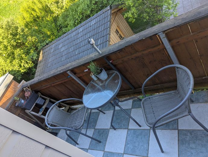 Balkon an der Westseite