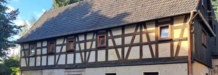 Historisches Fachwerkhaus in Lichtentanne bei Zwickau