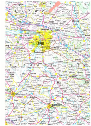 Lageplan nach Zschortau