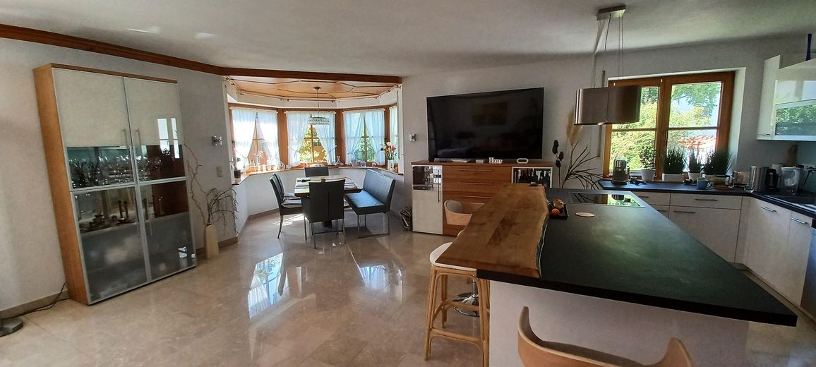 First Kitchen & Dining Area