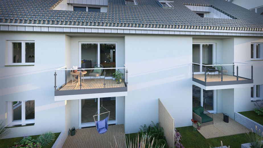 Große Fensterflächen