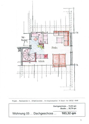 Grundriss Studio