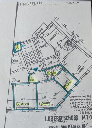 Sonnige, ruhige 2-Zimmer-Altbauwohnung zentral in Kiel – फोटो 18