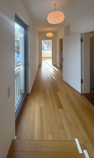 Vistas despejadas de 180° al Spree y vistas a zonas verdes - ático tipo maisonette en casa de tres viviendas – OG - Diele