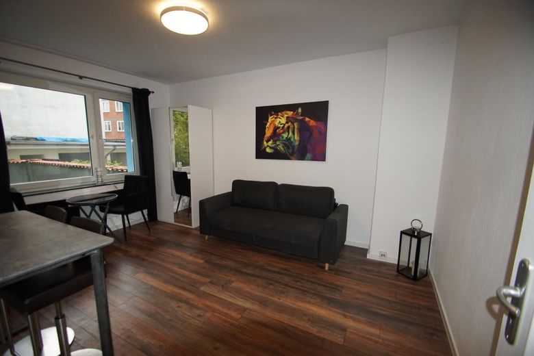 Möblierte und frisch sanierte 1-Zimmer-Wohnung in guter Lage zu vermieten – Wohnraum