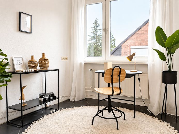 Quand le calme rencontre la proximité - Maison individuelle avec jardin à Neu Hagen - sans commission – Arbeitszimmer im Dachgeschoss