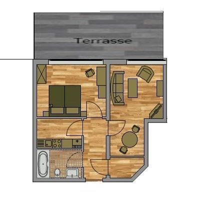 Grundriss, Terrasse