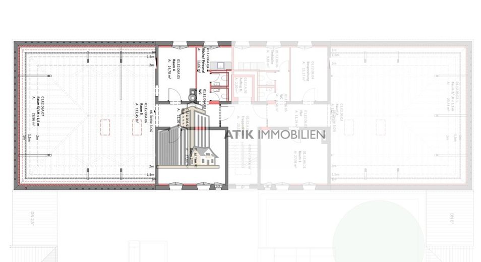 ATIK: Offener Dachstuhl mit historischem Charme: Gewerbefläche im alten Bahn-Betriebswerk Heidelberg – Grundriss