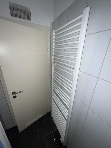 Appartement lumineux de 4 pièces avec balcon et cuisine équipée à louer immédiatement. – Handtuchheizkörper