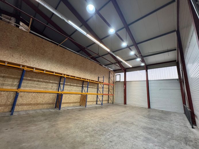 Blick Eingang Palletenregal