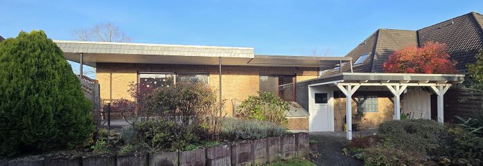 der Blick aus dem Garten