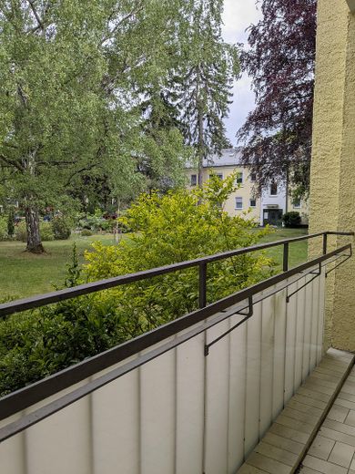 Loggia mit Blick ins Grüne
